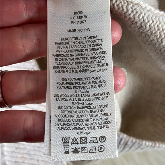 Boden NWT Mock Neck Fife Color Block Sweater XS - Picture 11 of 11